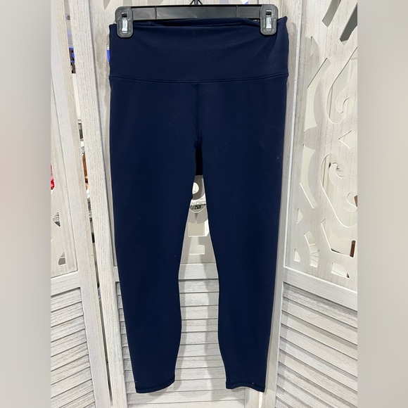 Fabletics Boost PowerHold High-Waisted 7/8 Legging Navy - Picture 6 of 10